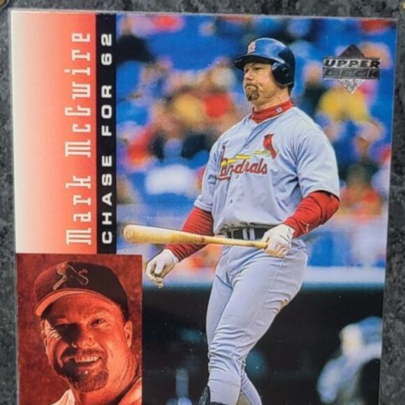 Mark Mcgwire Home Run Hero vintage sports plaques chase for 62 upper deck - Picture 2 of 5